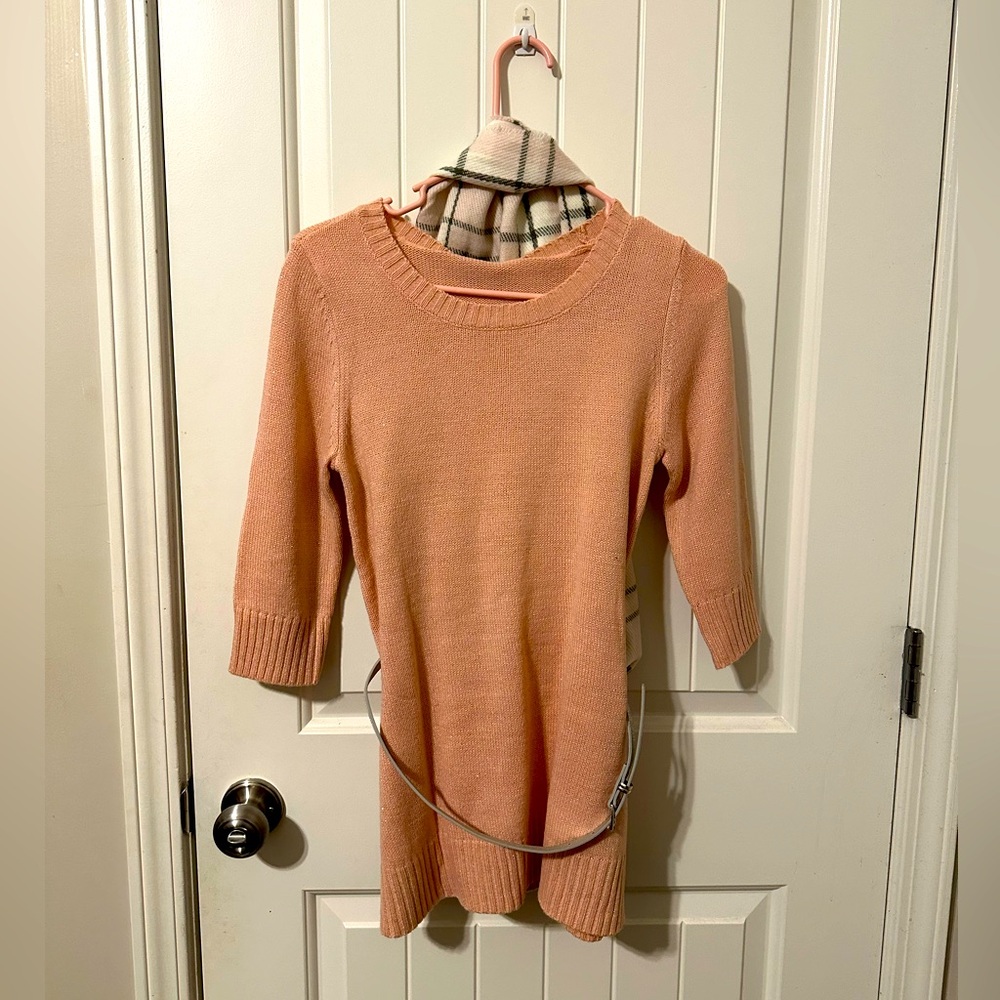 IZ Byer Girl Sweater with Scarf and Belt